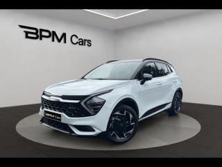 92250 : Hyundai La Garenne-Colombes - BPM Cars - KIA Sportage - Sportage - Blanc Sensation nacré/Toit noir - Transmission intégrale - Hybride rechargeable : Essence/Electrique