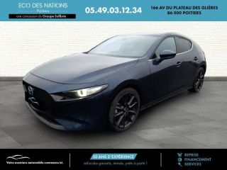 86000 : Hyundai Poitiers - Eco des Nations - MAZDA Mazda 3 - Mazda 3 - Deep Crystal Blue Mica - Traction - Essence/Micro-Hybride