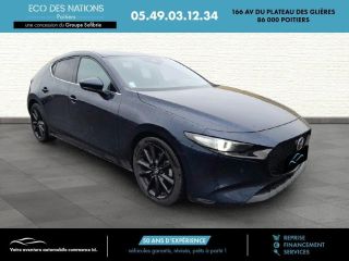 86000 : Hyundai Poitiers - Eco des Nations - MAZDA Mazda 3 - Mazda 3 - Deep Crystal Blue Mica - Traction - Essence/Micro-Hybride