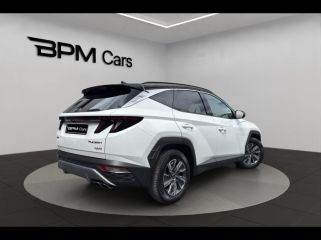 75013 : Hyundai Paris 13 - BPM Cars - HYUNDAI Tucson - Tucson - Serenity White Métal - Traction - Hybride : Essence/Electrique