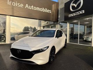 29000 : Hyundai Quimper - Iroise Automobiles - MAZDA Mazda 3 - Mazda 3 - Blanc - Traction - Essence/Micro-Hybride