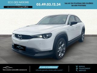 86000 : Hyundai Poitiers - Eco des Nations - MAZDA MX-30 - MX-30 - Blanc - Traction - Electrique