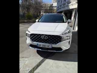 75013 : Hyundai Paris 13 - Bayard Automobiles - HYUNDAI Santa Fe - Santa Fe - Glacier White Métal - Traction - Hybride : Essence/Electrique