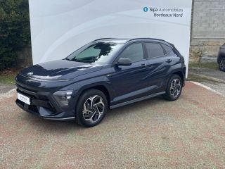 33110 : Hyundai Bordeaux Nord Le Bouscat - Sipa Automobiles - HYUNDAI KONA N Line Executive - KONA II - Denim Blue - Automate sequentiel - Essence / Courant électrique