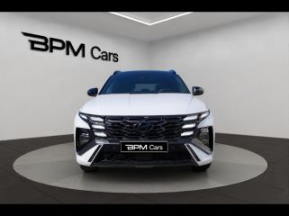 18230 : Hyundai Bourges - BPM Cars - HYUNDAI Tucson - Tucson - Serenity White Métal - Traction - Hybride : Essence/Electrique