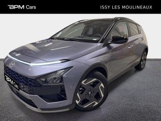92130 : Hyundai ISSY-LES-MOULINEAUX - BPM Cars - HYUNDAI Bayon - Bayon - Meta Blue Métal/Toit+rétros Black - Traction - Essence