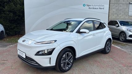 33110 : Hyundai Bordeaux Nord Le Bouscat - Sipa Automobiles - HYUNDAI KONA ELECTRIC Intuitive - KONA ELECTRIC (12/2020) - BLANC - Automate à fonct. Continu - Courant électrique
