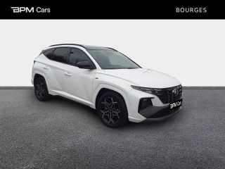 18230 : Hyundai Bourges - ELLIPSE Automobiles - HYUNDAI Tucson - Tucson - Serenity White Métal - Traction - Hybride : Essence/Electrique