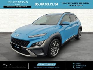 86000 : Hyundai Poitiers - Eco des Nations - HYUNDAI Kona - Kona - Bleu - Traction - Hybride : Essence/Electrique