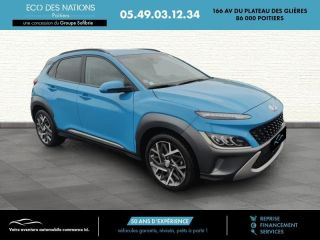 86000 : Hyundai Poitiers - Eco des Nations - HYUNDAI Kona - Kona - Bleu - Traction - Hybride : Essence/Electrique