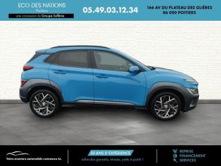 86000 : Hyundai Poitiers - Eco des Nations - HYUNDAI Kona - Kona - Bleu - Traction - Hybride : Essence/Electrique