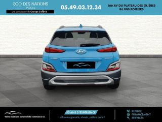 86000 : Hyundai Poitiers - Eco des Nations - HYUNDAI Kona - Kona - Bleu - Traction - Hybride : Essence/Electrique